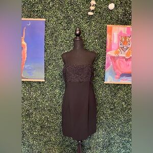 VINTAGE | Donna Morgan Lace & Beaded LBD